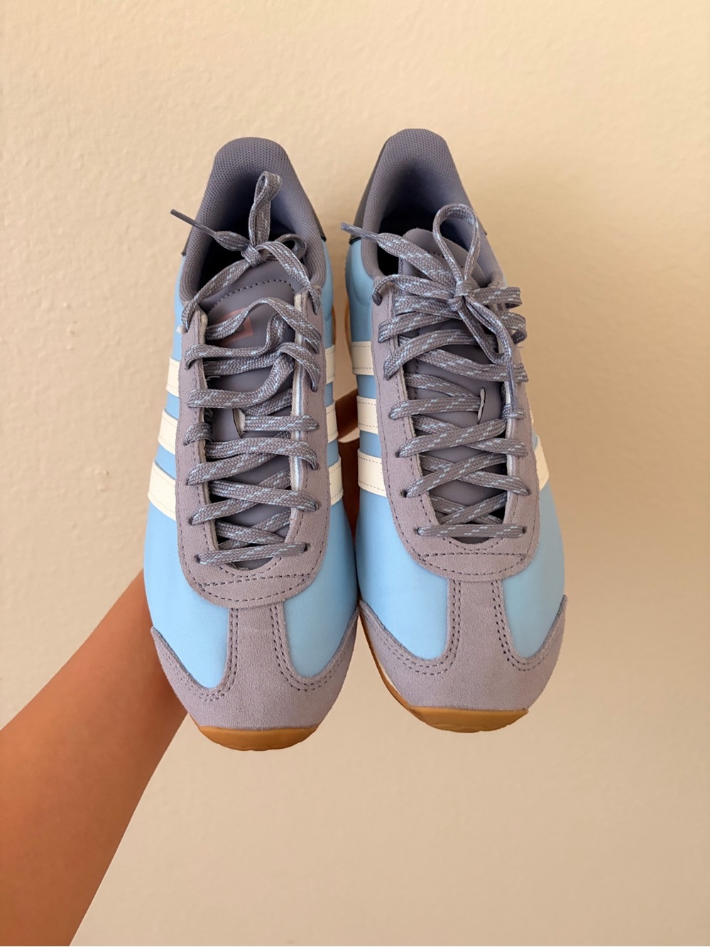 Adidas Runvistas  Light Blue Sneakers 8.5